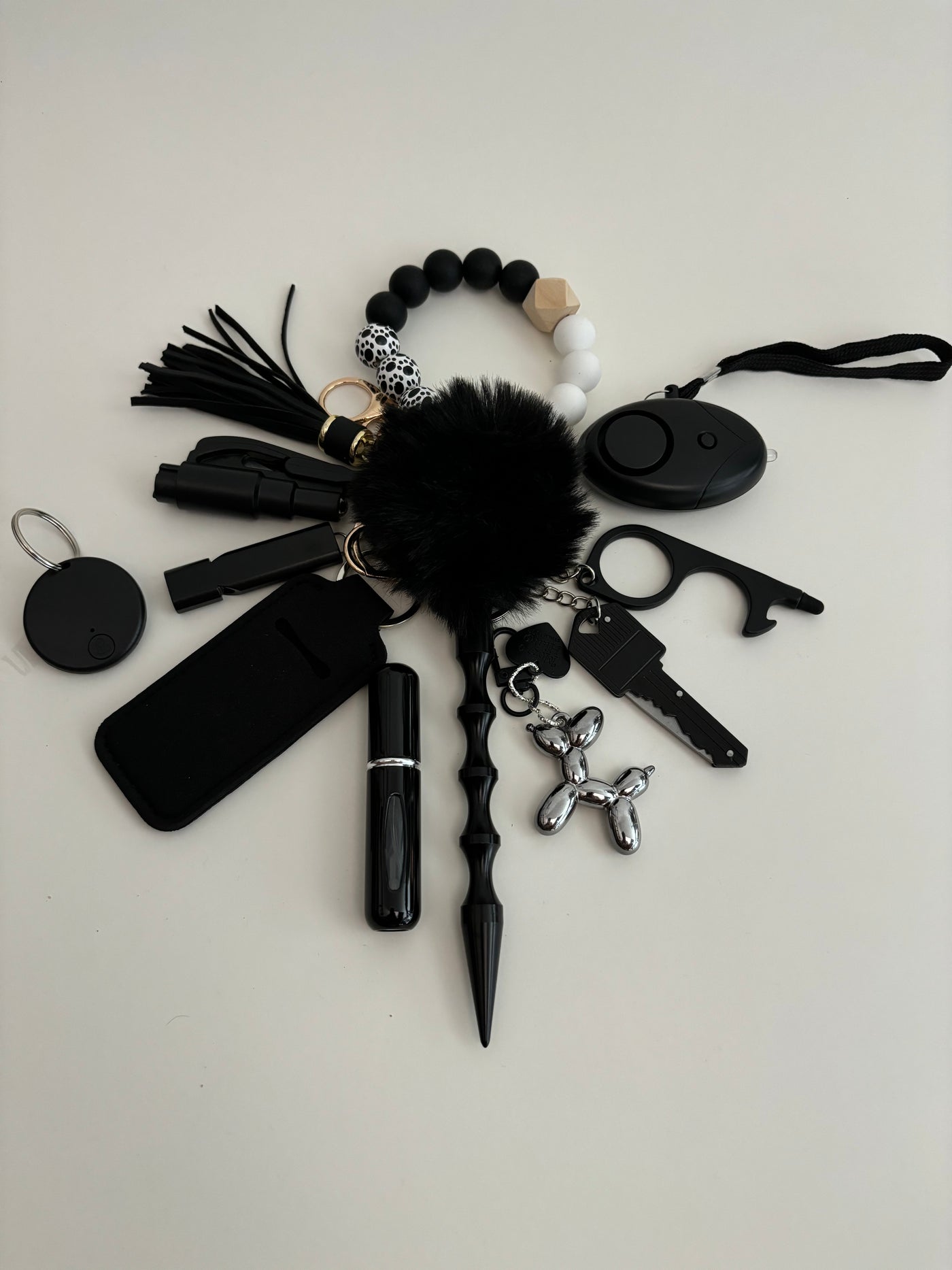 Sleutelhanger 13-delig zwart