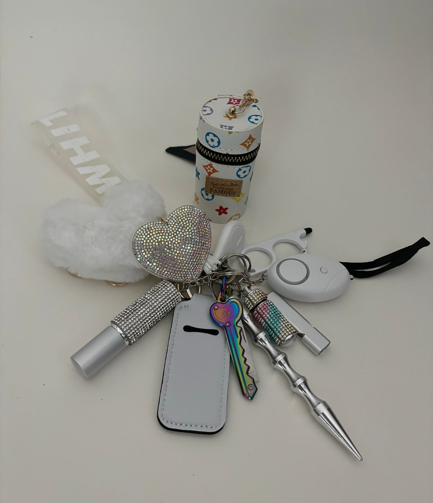 Sleutelhanger OW wit 13-delig