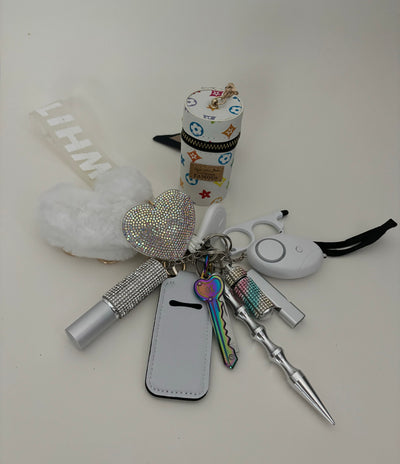 Sleutelhanger OW wit 13-delig