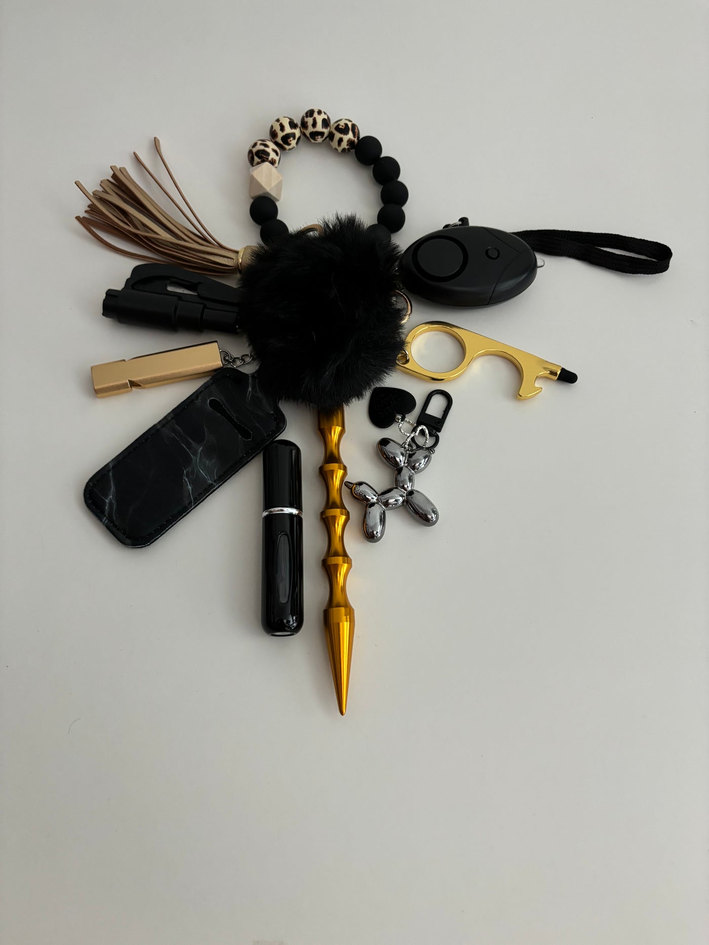 Sleutelhanger 11-delig goud