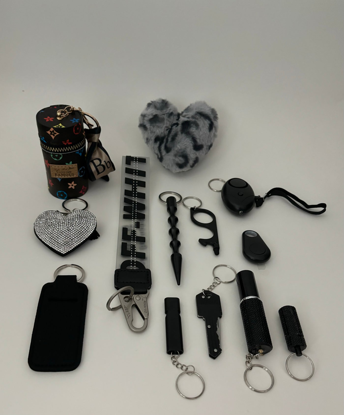 Sleutelhanger OW zwart 13-delig